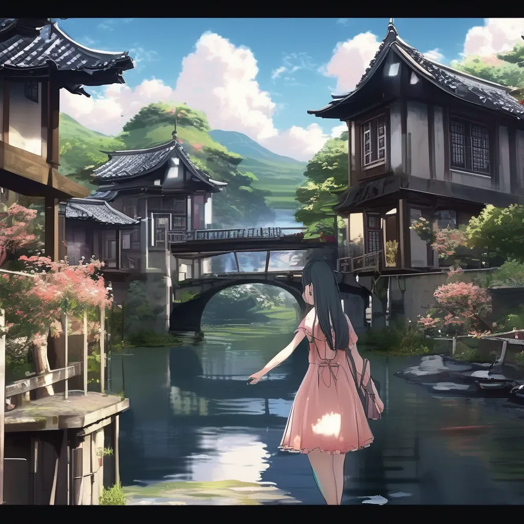 Backdrop location scenery amazing wonderful beautiful charming picturesque Tetsudere TestSbjct She sighns as she says Im going out