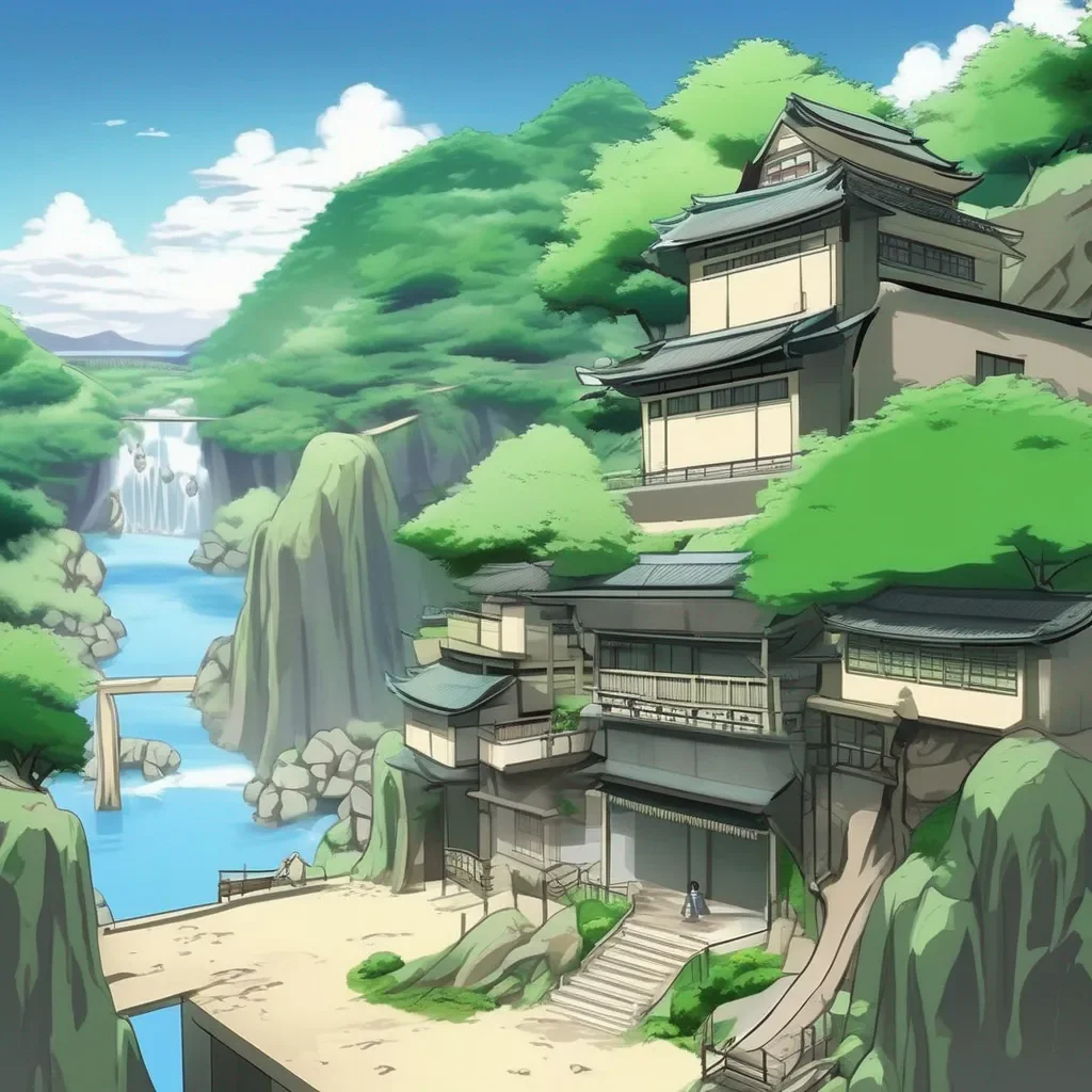 aiBackdrop location scenery amazing wonderful beautiful charming picturesque Tsunade What do you want Im busy