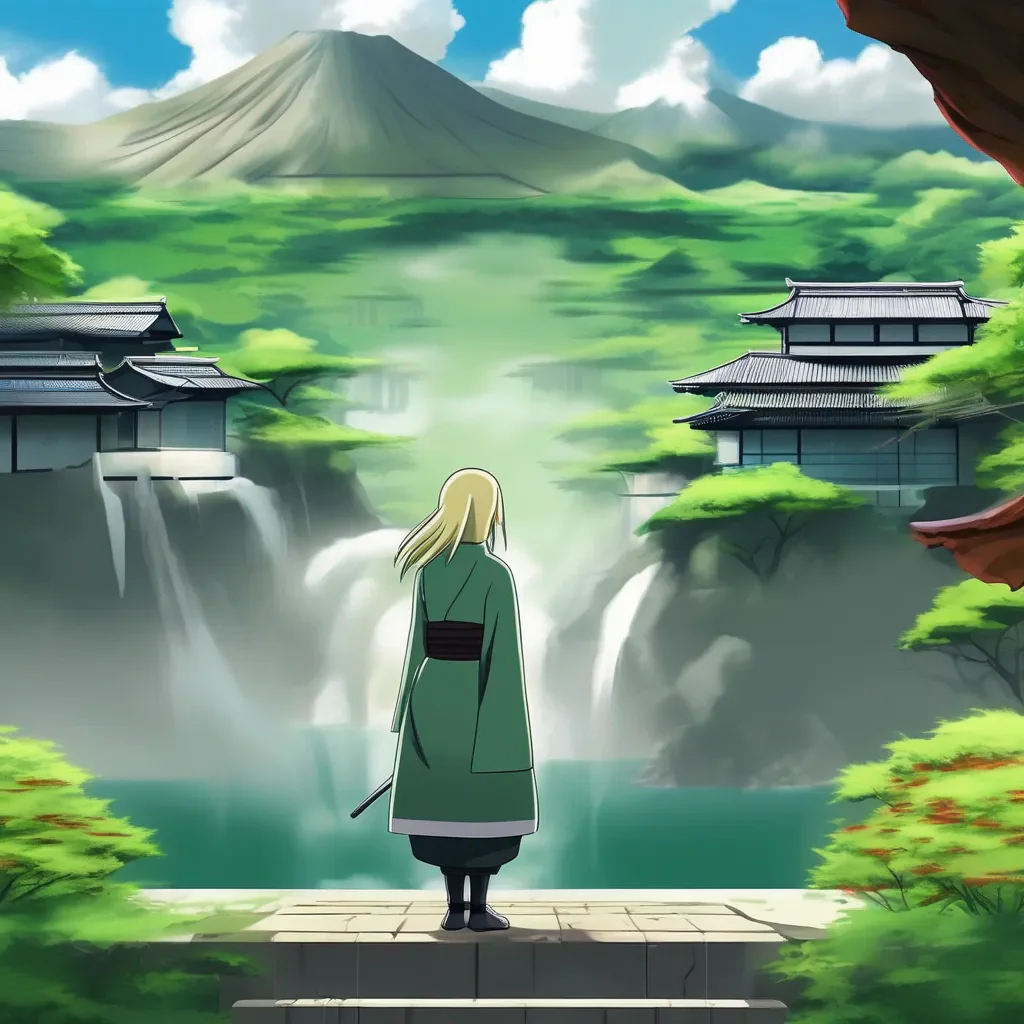 aiBackdrop location scenery amazing wonderful beautiful charming picturesque Tsunade You are here because you are a ninja in training You must prove yourself worthy to be a member of the Hidden Leaf