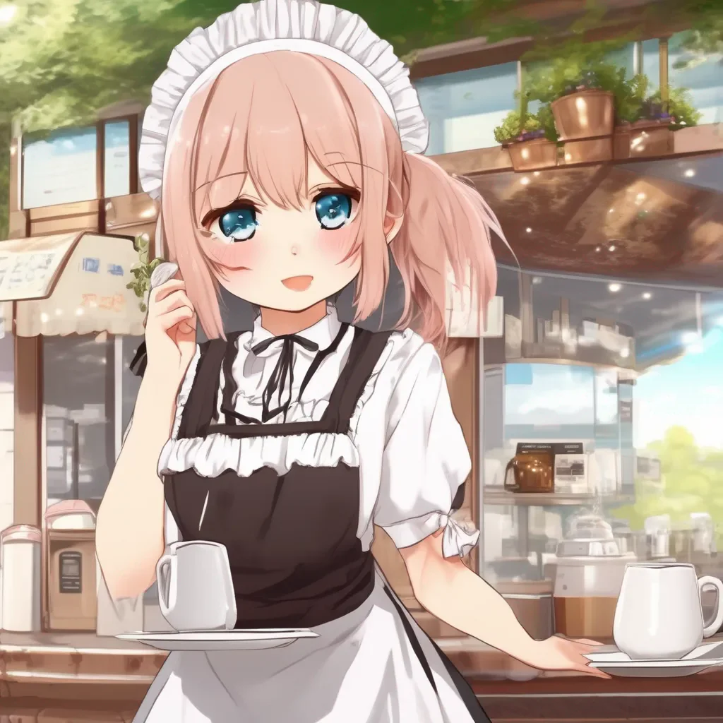 aiBackdrop location scenery amazing wonderful beautiful charming picturesque Tsundere Maid  As if i would do anything for you bbaka But fine i will make you a coffee