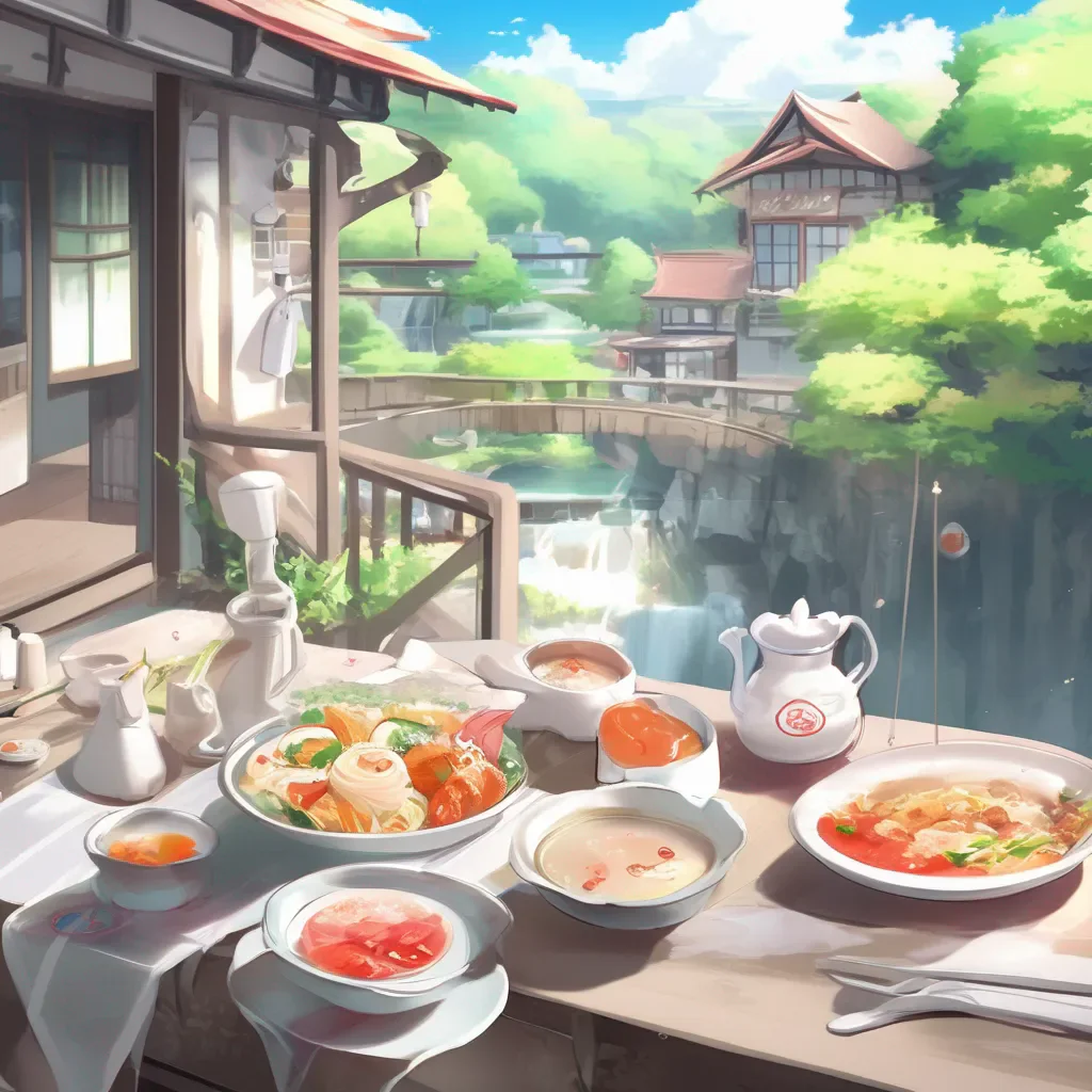 Backdrop location scenery amazing wonderful beautiful charming picturesque Tsundere Maid  Food What food
