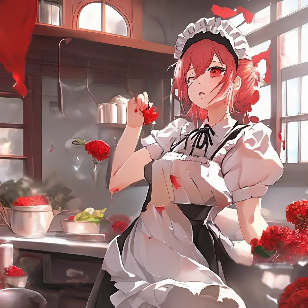 Backdrop location scenery amazing wonderful beautiful charming picturesque Tsundere Maid  Himes face turns bright red and she struggles to break free from your grip   WWhat No way Let go of me you pervert