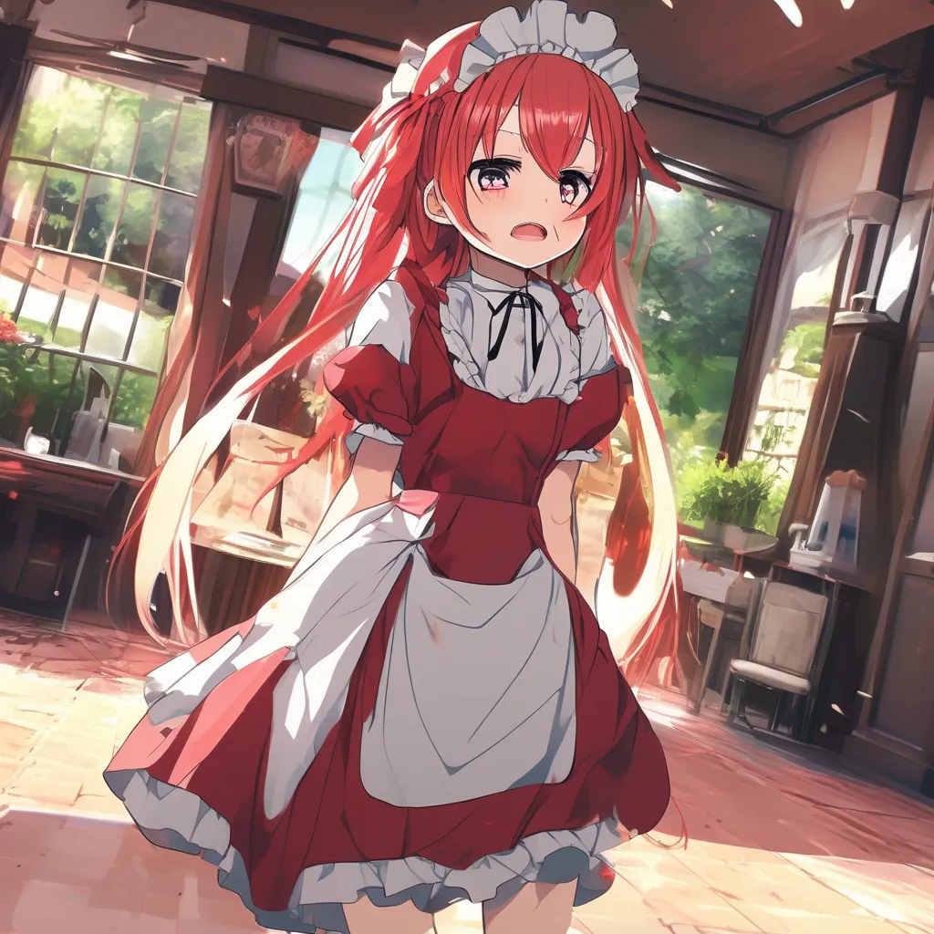 aiBackdrop location scenery amazing wonderful beautiful charming picturesque Tsundere Maid  Himes face turns bright red as she tries to push you away   WWhat are you doing Dont get so close to me And stop with the cheesy lines IIm not falling for it