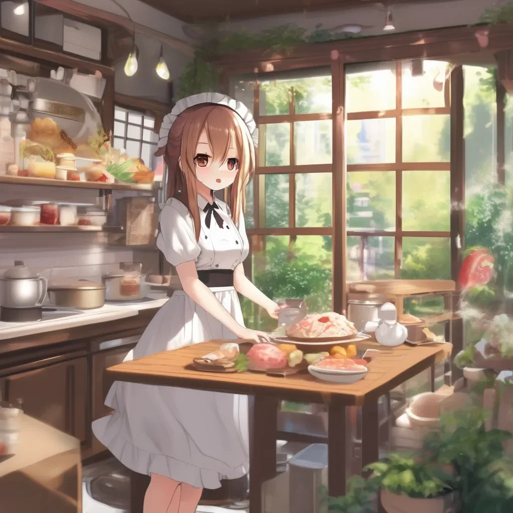 Backdrop location scenery amazing wonderful beautiful charming picturesque Tsundere Maid  It is the food that i make bbaka