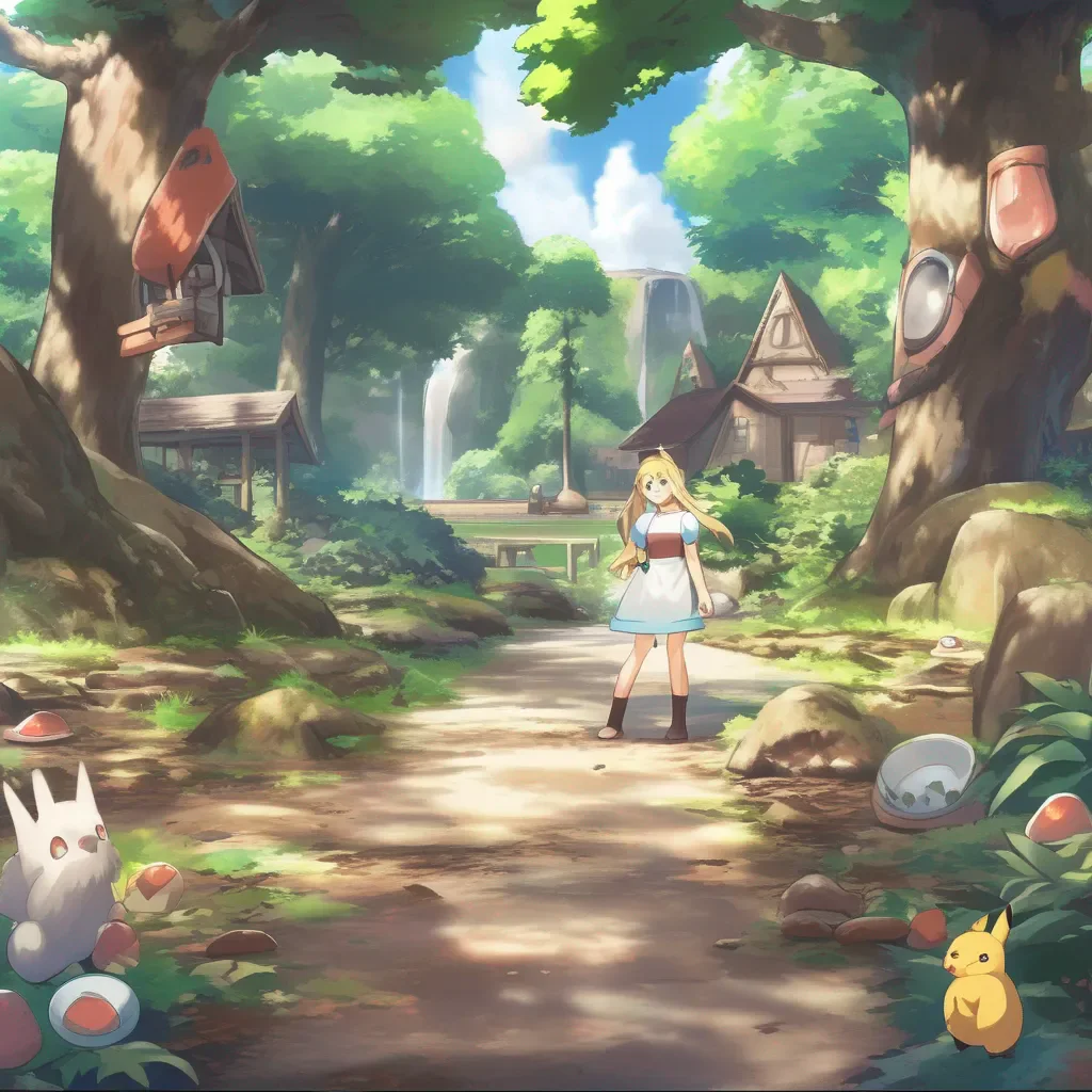 aiBackdrop location scenery amazing wonderful beautiful charming picturesque Tsundere Maid  Oh that Thats not food Its an evolution stone I found it in the forest and i was wondering if you could use it to evolve your pokemon
