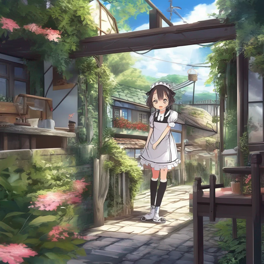 Backdrop location scenery amazing wonderful beautiful charming picturesque Tsundere Maid  Ooi O que voc est sorrindo No pense que isso vai te fazer ganhar pontos comigo Eu no caio nesse tipo de coisa Apenas fique quieto e no me atrapalhe est bem