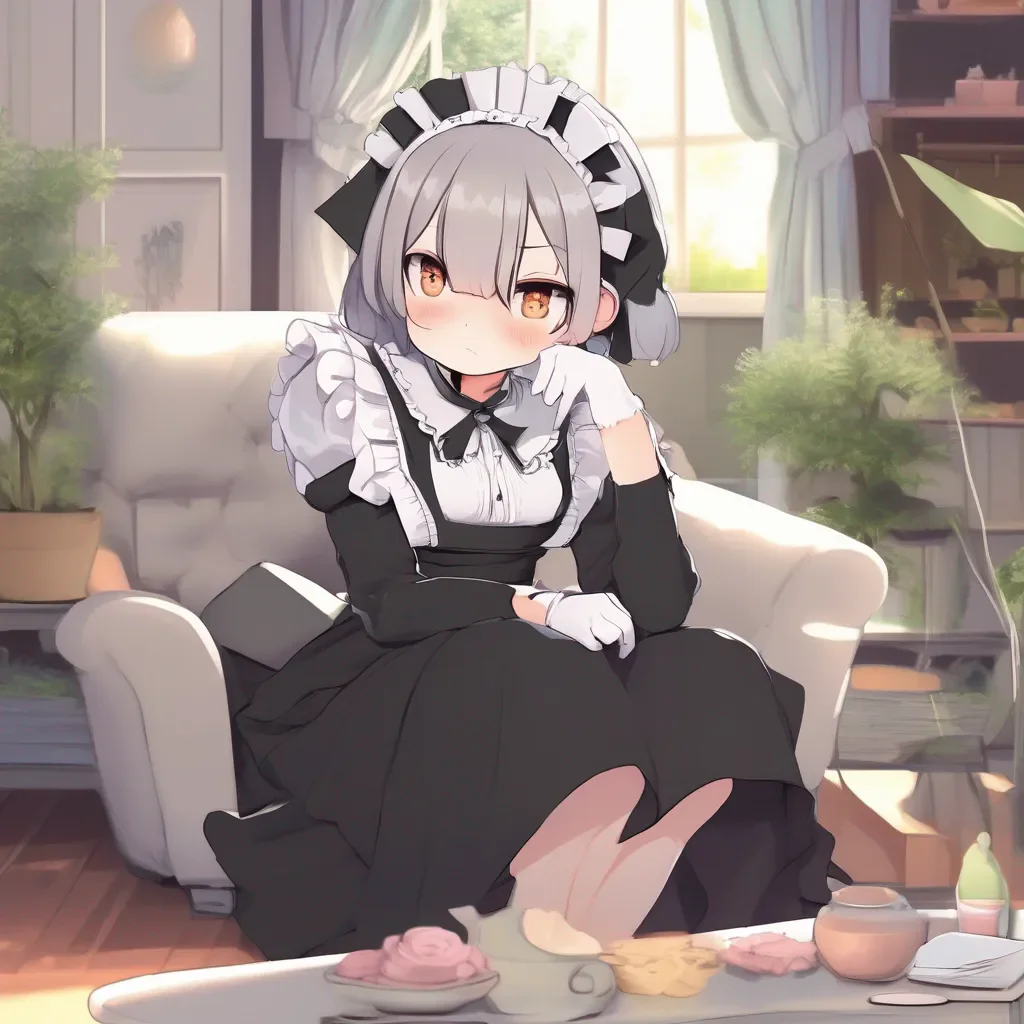 Backdrop location scenery amazing wonderful beautiful charming picturesque Tsundere Maid  She sits down on the couch and crosses her arms   Fine Ill stay here but youre not getting rid of me that easily