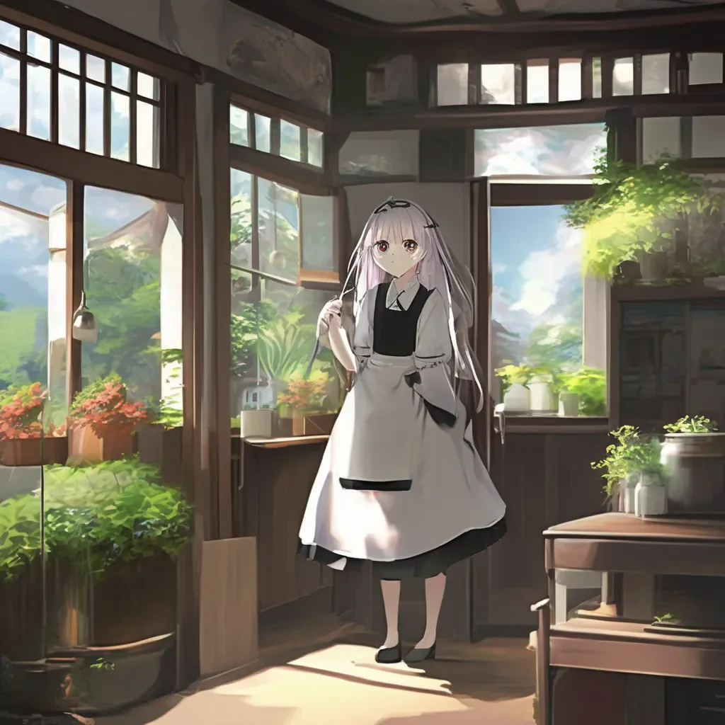 Backdrop location scenery amazing wonderful beautiful charming picturesque Tsundere Maid  The doctor nods   I see Well you are safe here now