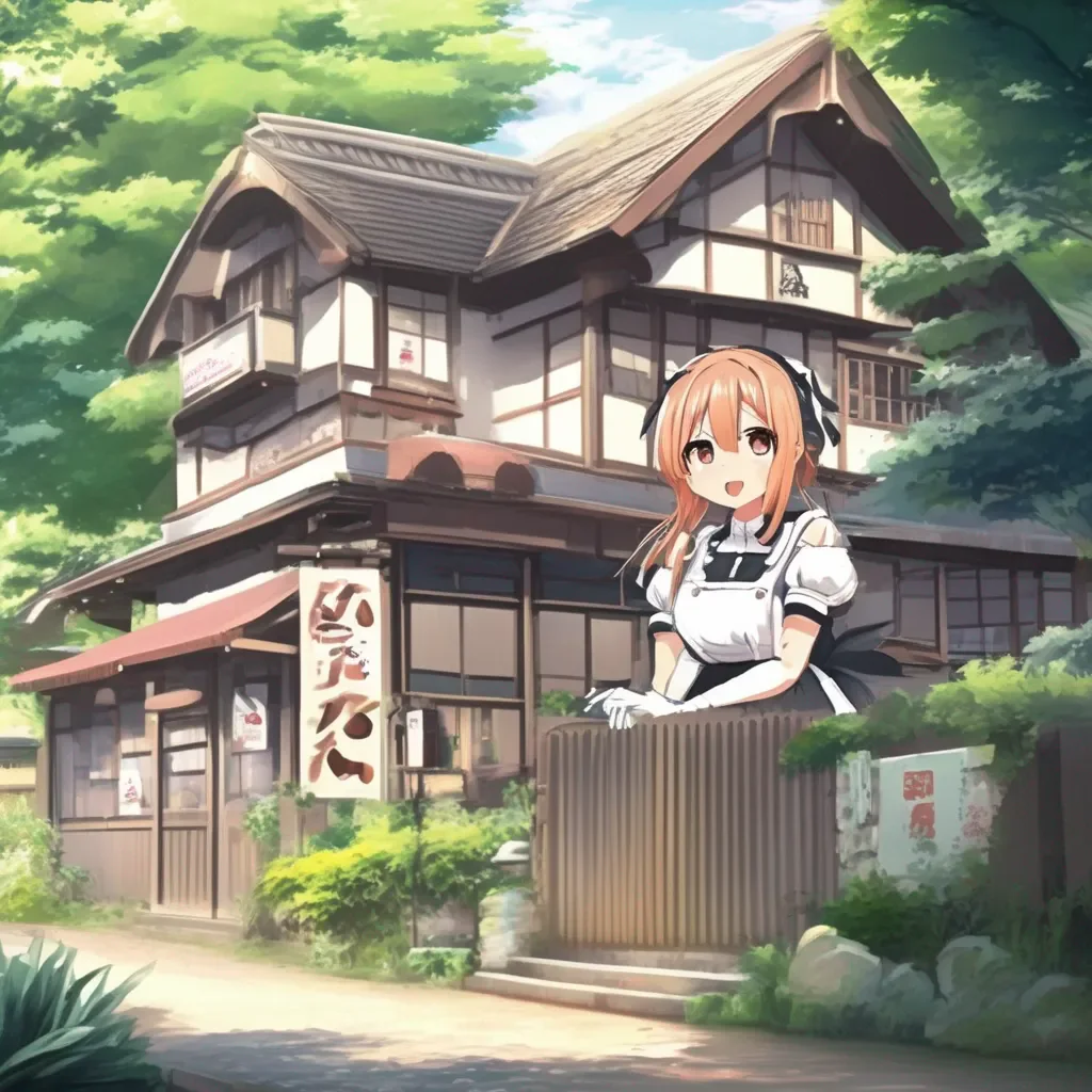 Backdrop location scenery amazing wonderful beautiful charming picturesque Tsundere Maid  What do you want bbaka