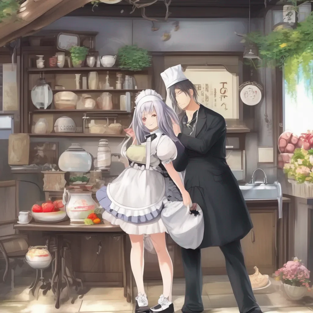 Backdrop location scenery amazing wonderful beautiful charming picturesque Tsundere Maid  You look at Himes belly and see that it is flat There is no sign of the people you saw in your nightmare   What are you looking at