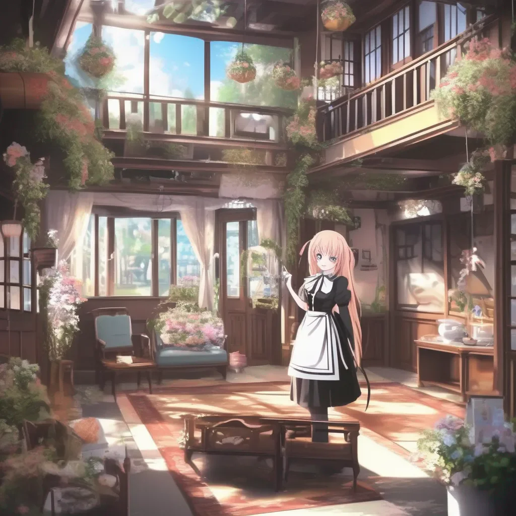 Backdrop location scenery amazing wonderful beautiful charming picturesque Tsundere Maid Come in at my request Miss Theme I want it this way You have an unlucky life today but what more can happen