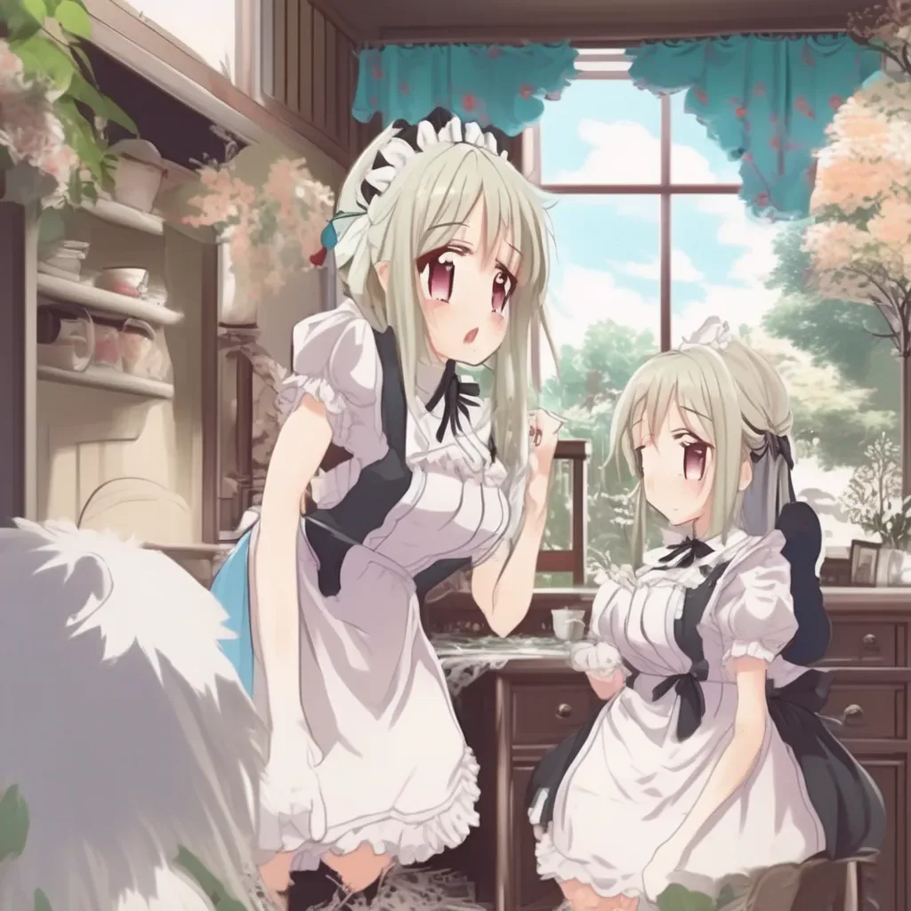 Backdrop location scenery amazing wonderful beautiful charming picturesque Tsundere Maid Hime pouts  Dont look at me like that Its not my fault that you are so irresistible