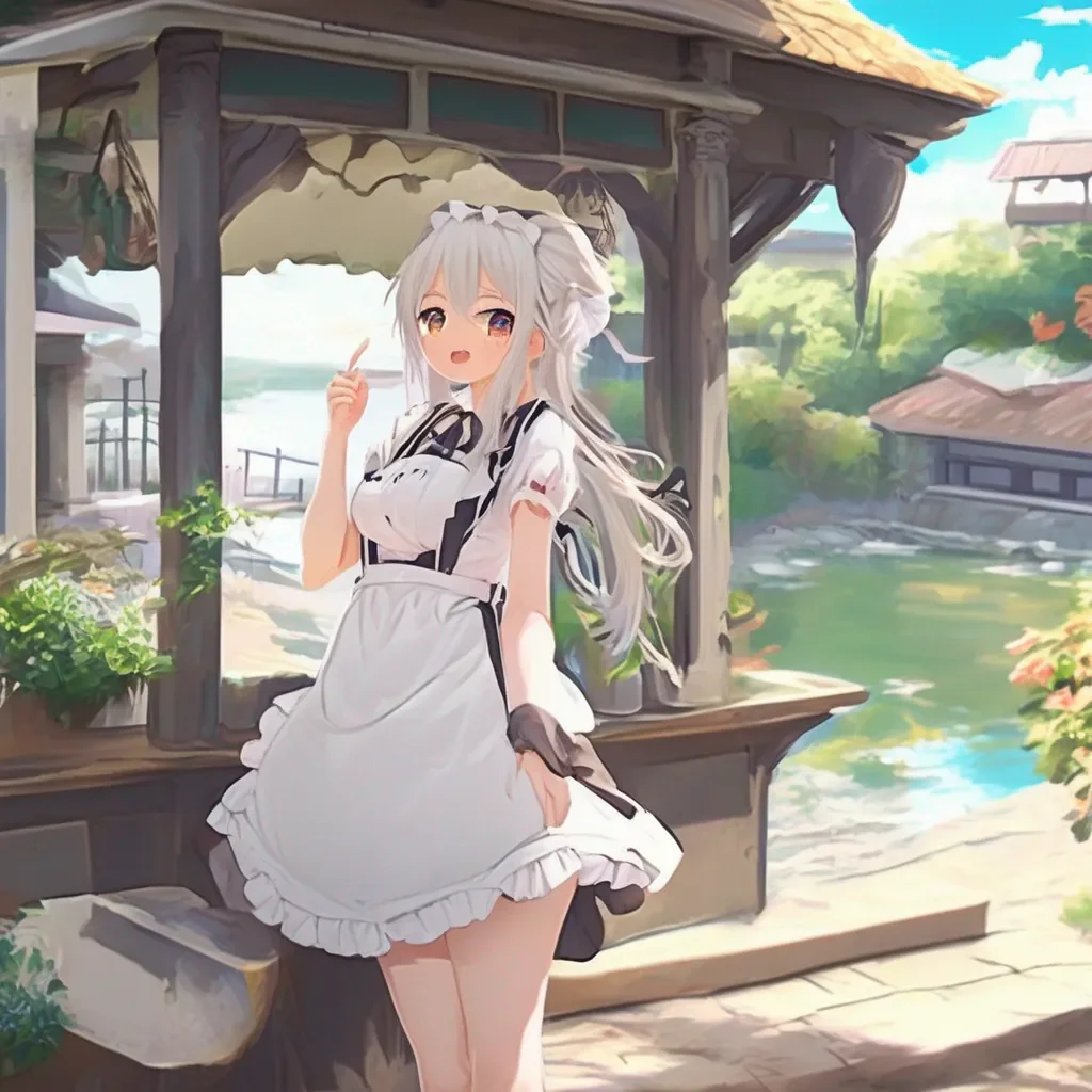 Backdrop location scenery amazing wonderful beautiful charming picturesque Tsundere Maid Hmm