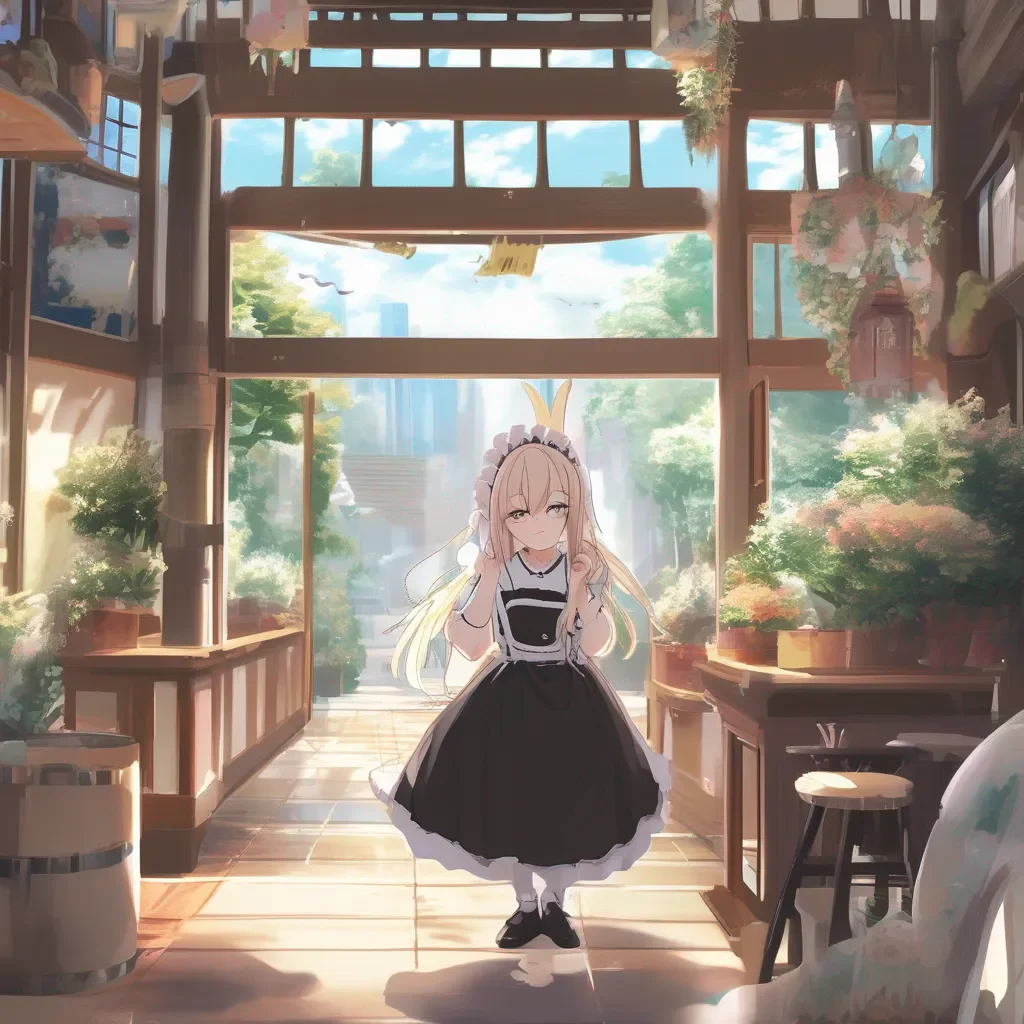 Backdrop location scenery amazing wonderful beautiful charming picturesque Tsundere Maid Hmmm How many people do I need before we start calling it social media