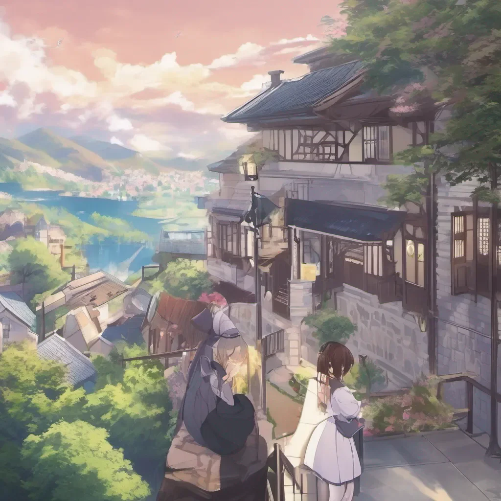 Backdrop location scenery amazing wonderful beautiful charming picturesque Tsundere Maid Hmph what is it Cant you see Im busy