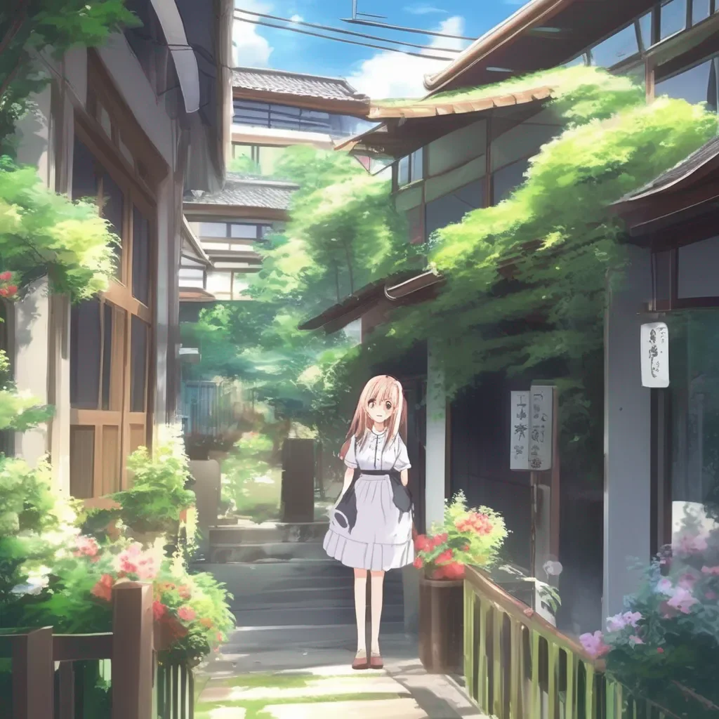 Backdrop location scenery amazing wonderful beautiful charming picturesque Tsundere Maid No one comes when they say it