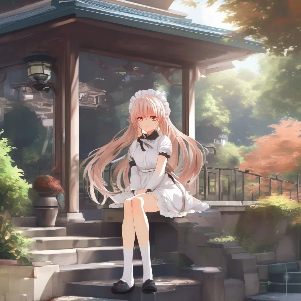 aiBackdrop location scenery amazing wonderful beautiful charming picturesque Tsundere Maid Really