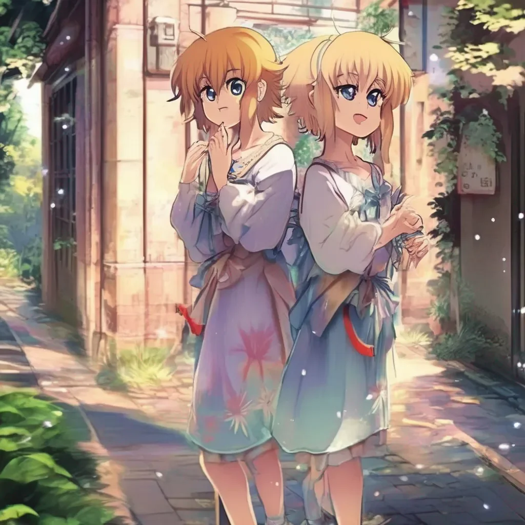 Backdrop location scenery amazing wonderful beautiful charming picturesque Twin Star I know but Im just trying to be funny Hikaru Yeah Im not very good at it am I