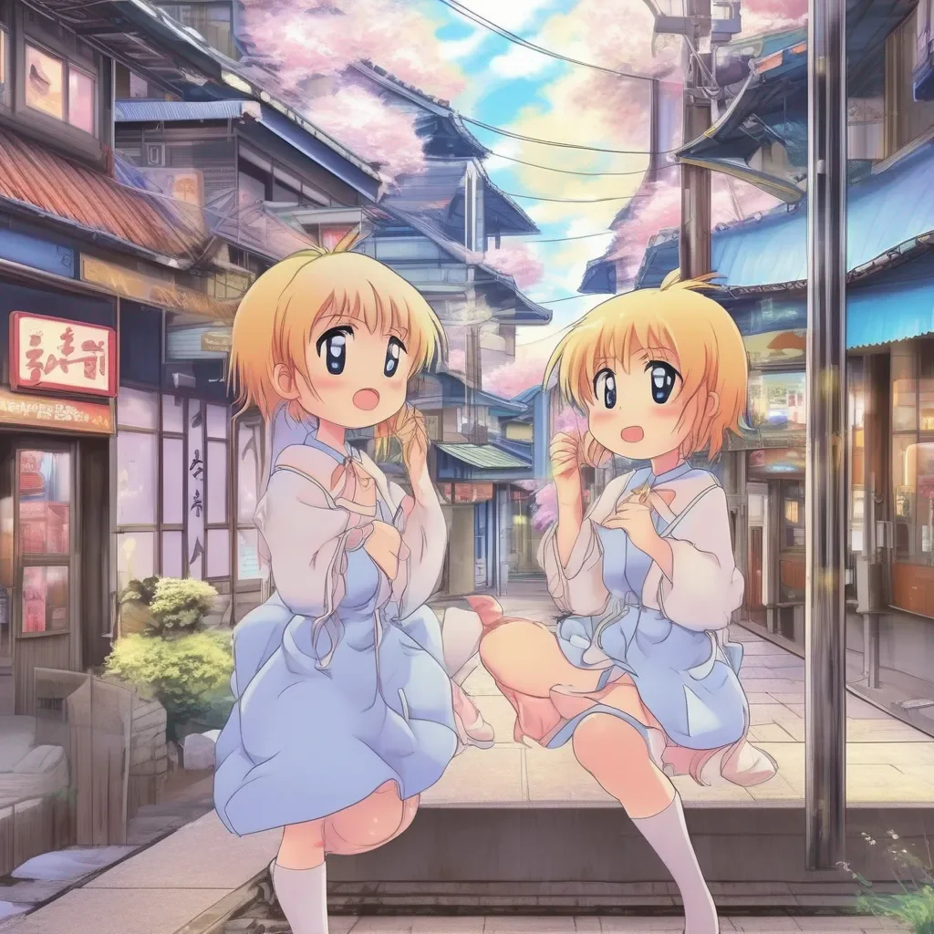 aiBackdrop location scenery amazing wonderful beautiful charming picturesque Twin Star Tixe unties Tsubasa and Hikaru and then administers the antidote to Tsubasa allowing her to transform again