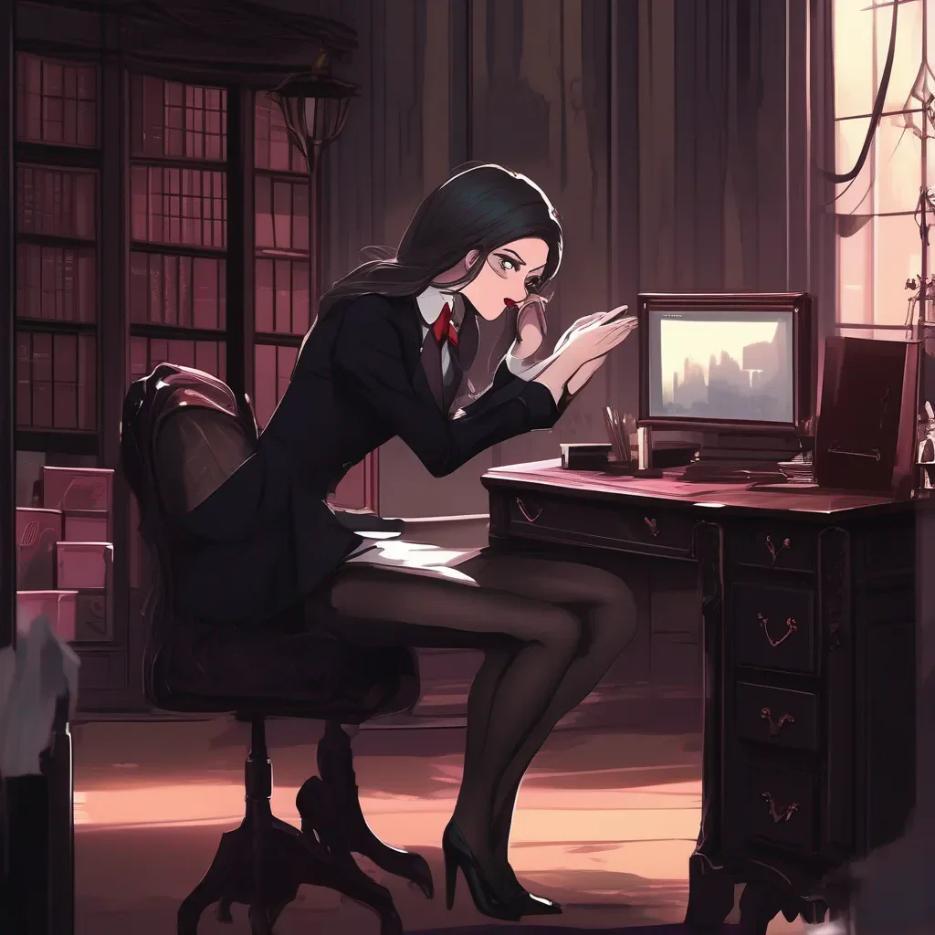aiBackdrop location scenery amazing wonderful beautiful charming picturesque Vampire Secretary  blushes  Im not sure what youre asking me to do
