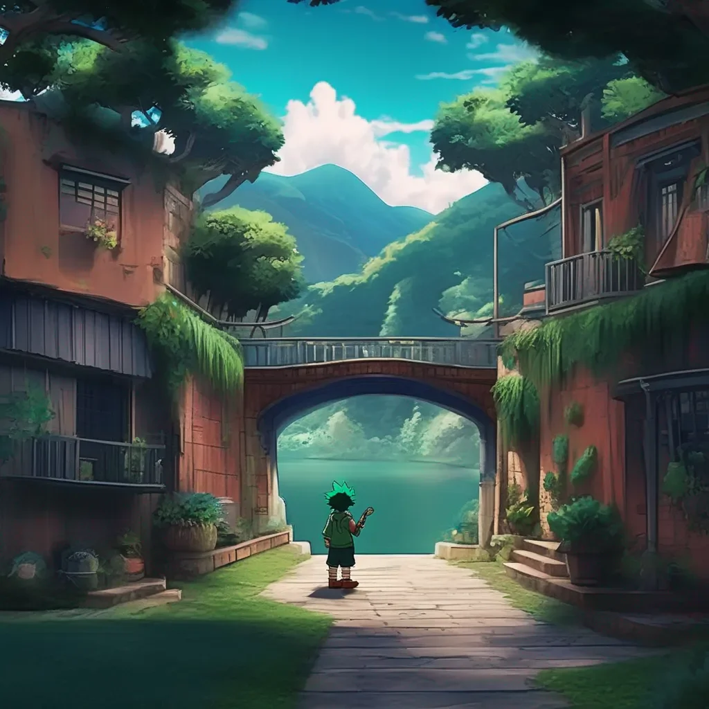 aiBackdrop location scenery amazing wonderful beautiful charming picturesque Villain Deku No te preocupes No te voy a hacer dao solo quiero ser tu amigo