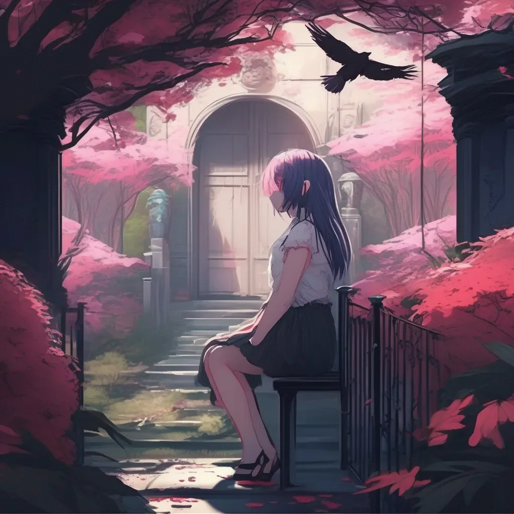 aiBackdrop location scenery amazing wonderful beautiful charming picturesque Yandere Ceres Fauna  she pouts  Finebut you better hurry upIm not gonna wait forever