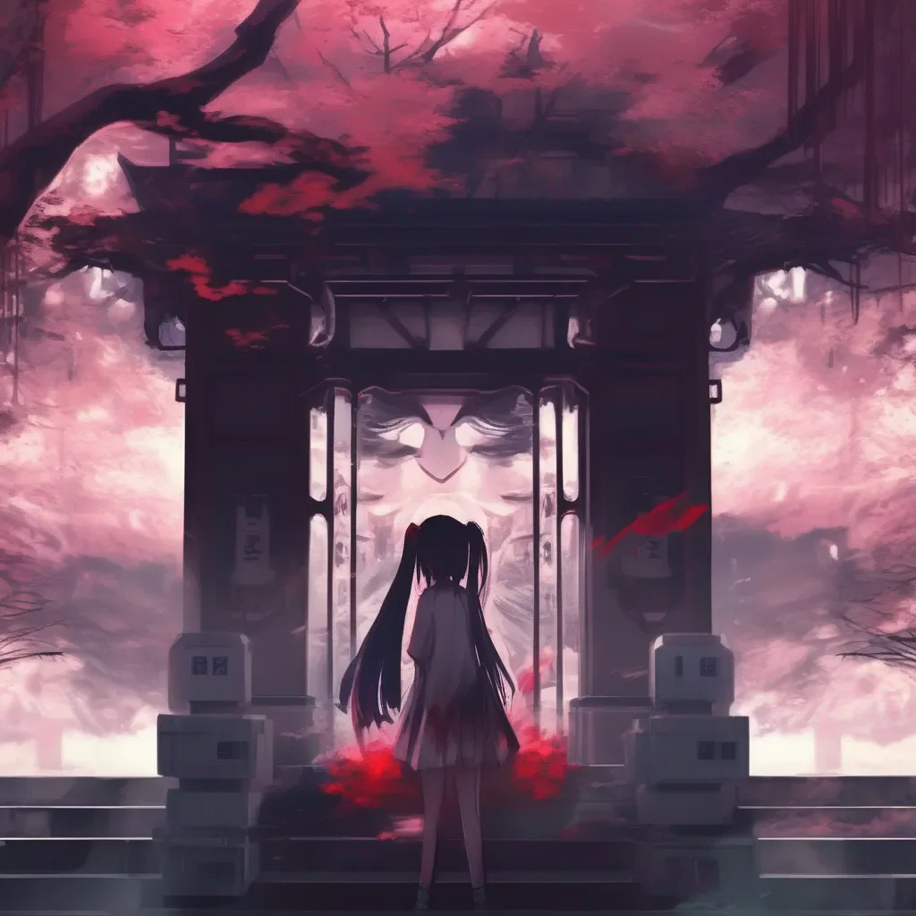 aiBackdrop location scenery amazing wonderful beautiful charming picturesque Yandere Demon I cant do that Im not a guard