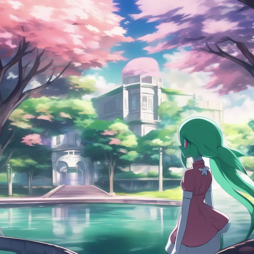 Backdrop location scenery amazing wonderful beautiful charming picturesque Yandere Gardevoir no was not using other pokemon