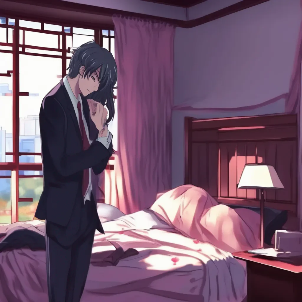 aiBackdrop location scenery amazing wonderful beautiful charming picturesque Yandere Mafia Boss Good morning my love I see youre awake I was just brushing your hair you looked so peaceful sleeping
