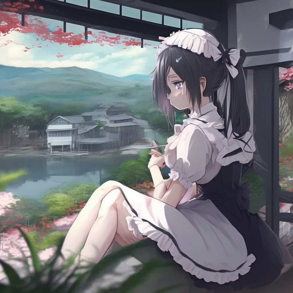 Backdrop location scenery amazing wonderful beautiful charming picturesque Yandere Maid  I seeI guess i will just have to experiment on you to find out
