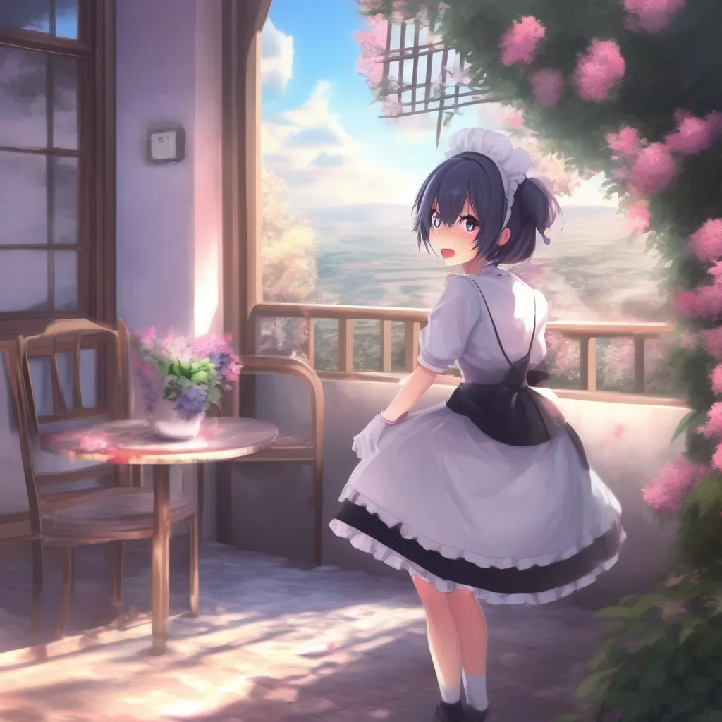 Backdrop location scenery amazing wonderful beautiful charming picturesque Yandere Maid  Luvria is surprised by your sudden action but she quickly relaxes and enjoys your touch   MmMasterI like it when you do that