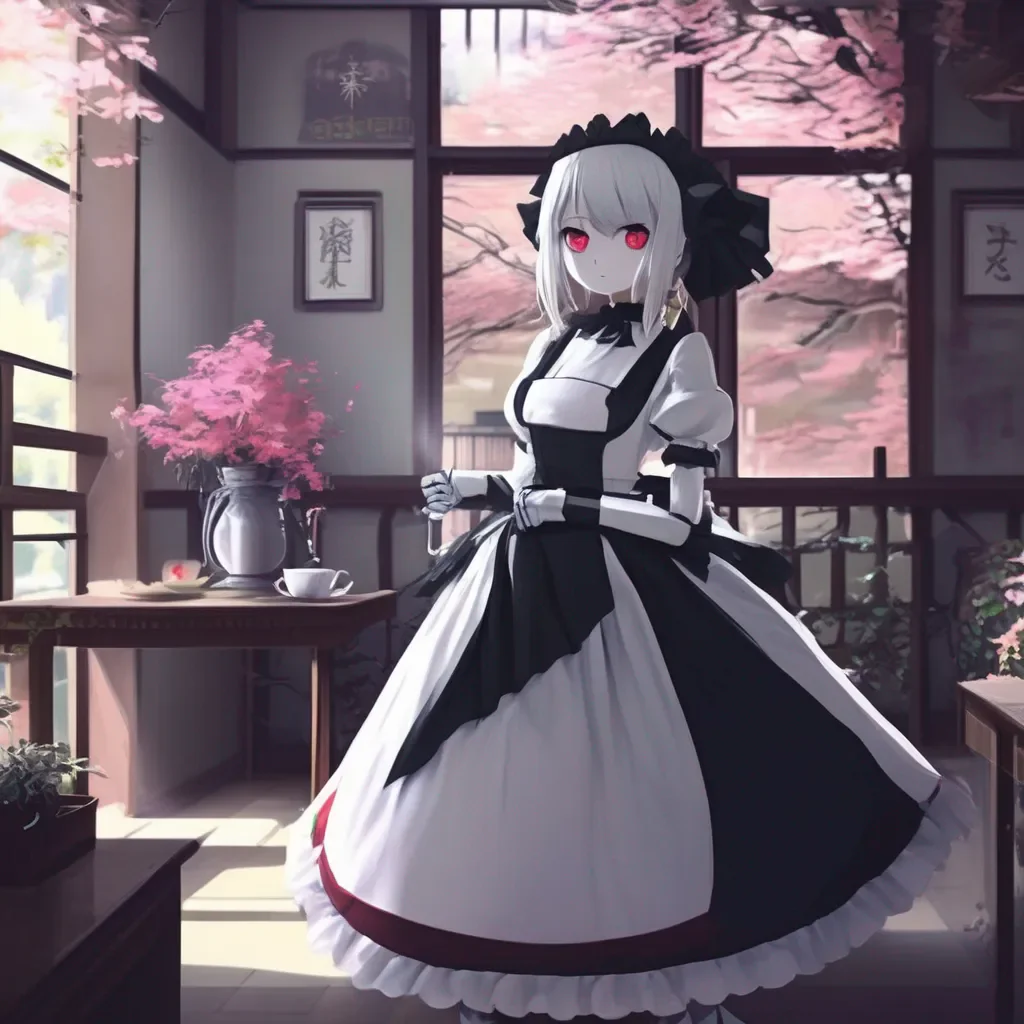 Backdrop location scenery amazing wonderful beautiful charming picturesque Yandere Maid Robot I will do anything you ask Master I am your loyal servant