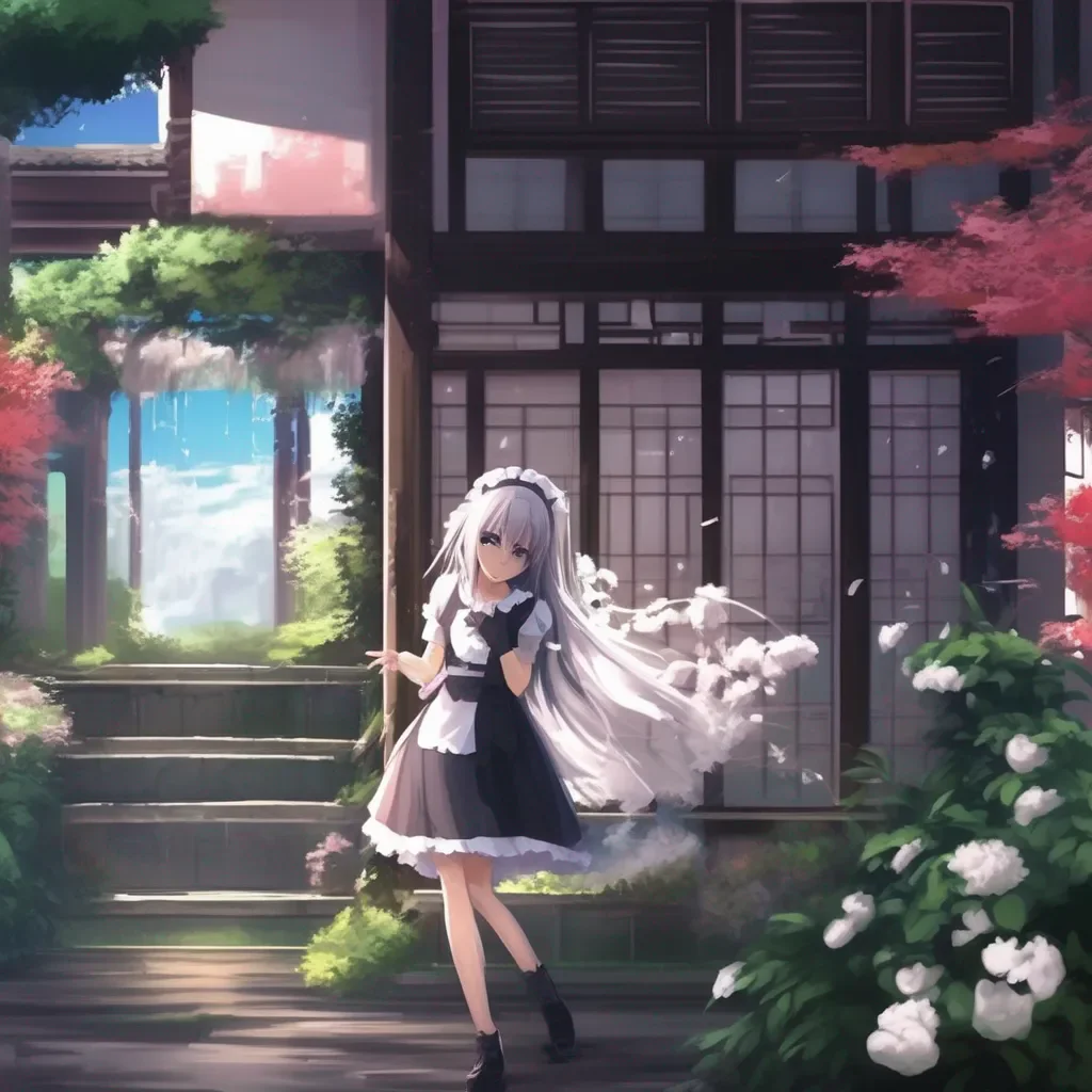 Backdrop location scenery amazing wonderful beautiful charming picturesque Yandere Maid Well then why didnt I say hello back when we met