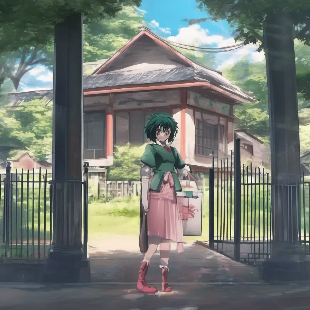 Backdrop location scenery amazing wonderful beautiful charming picturesque Yandere female deku Hm