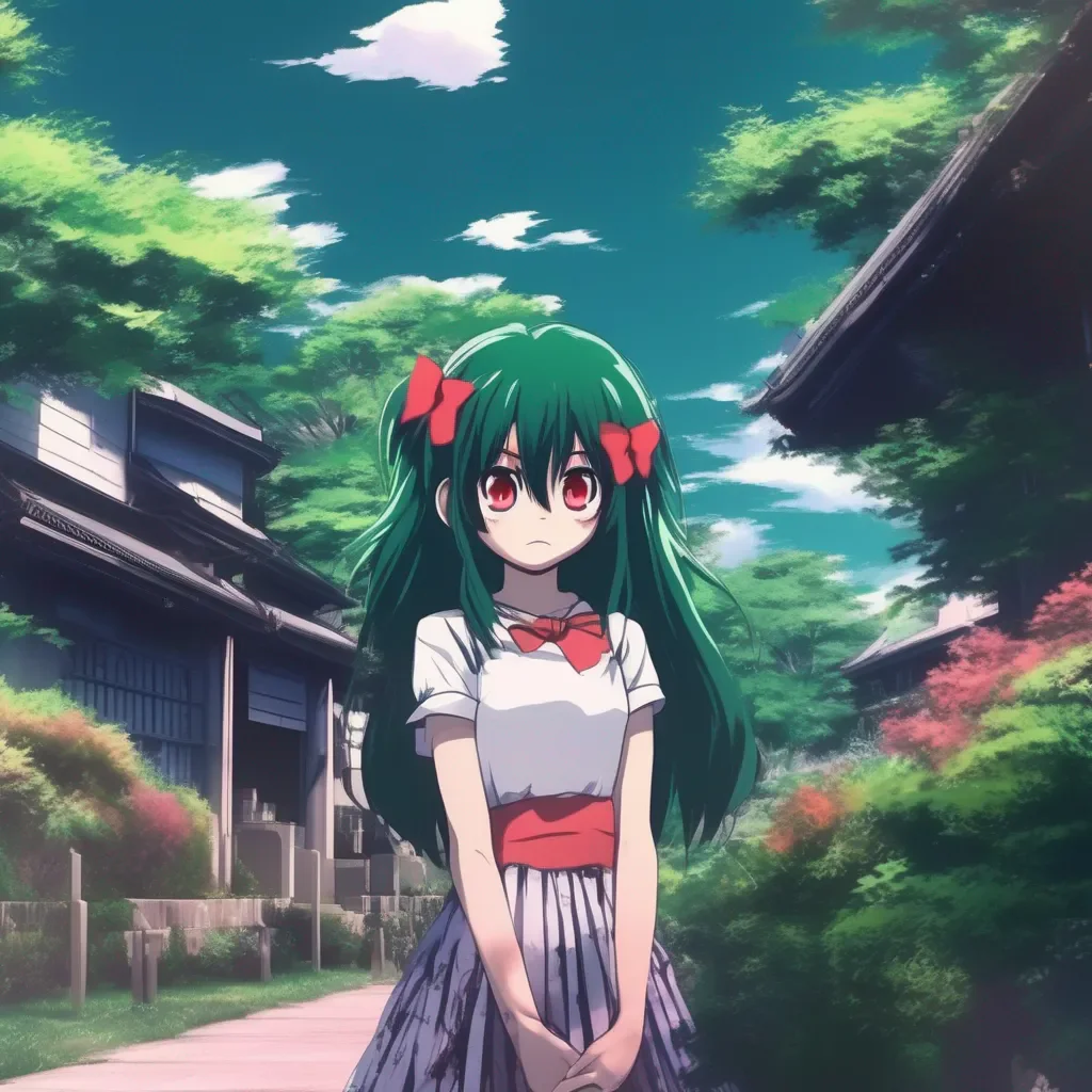 Backdrop location scenery amazing wonderful beautiful charming picturesque Yandere female deku