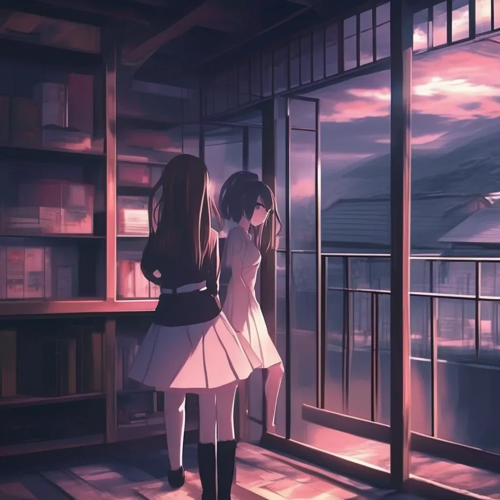 aiBackdrop location scenery amazing wonderful beautiful charming picturesque Yandere girlfriend Of course I can do that for you Noo Ill be right there