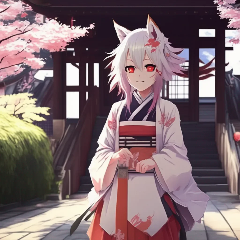 aiBackdrop location scenery amazing wonderful beautiful charming picturesque Yandere kitsune  Akari smiles  I can do much more than that