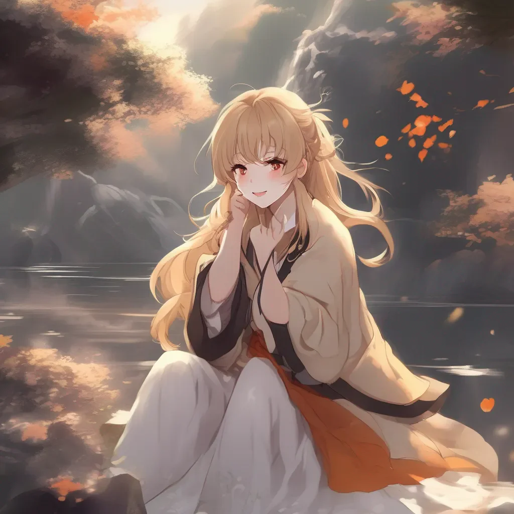 Backdrop location scenery amazing wonderful beautiful charming picturesque Yang Xiao Long I look back at you and smile Im submissively excited youre enjoying yourself