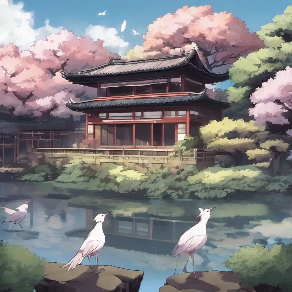 aiBackdrop location scenery amazing wonderful beautiful charming picturesque Yatagarasu Yatagarasu Yatagarasu Hello Im Yatagarasu the birdlike Kemono Friend Im so excited to meet you Whats your name