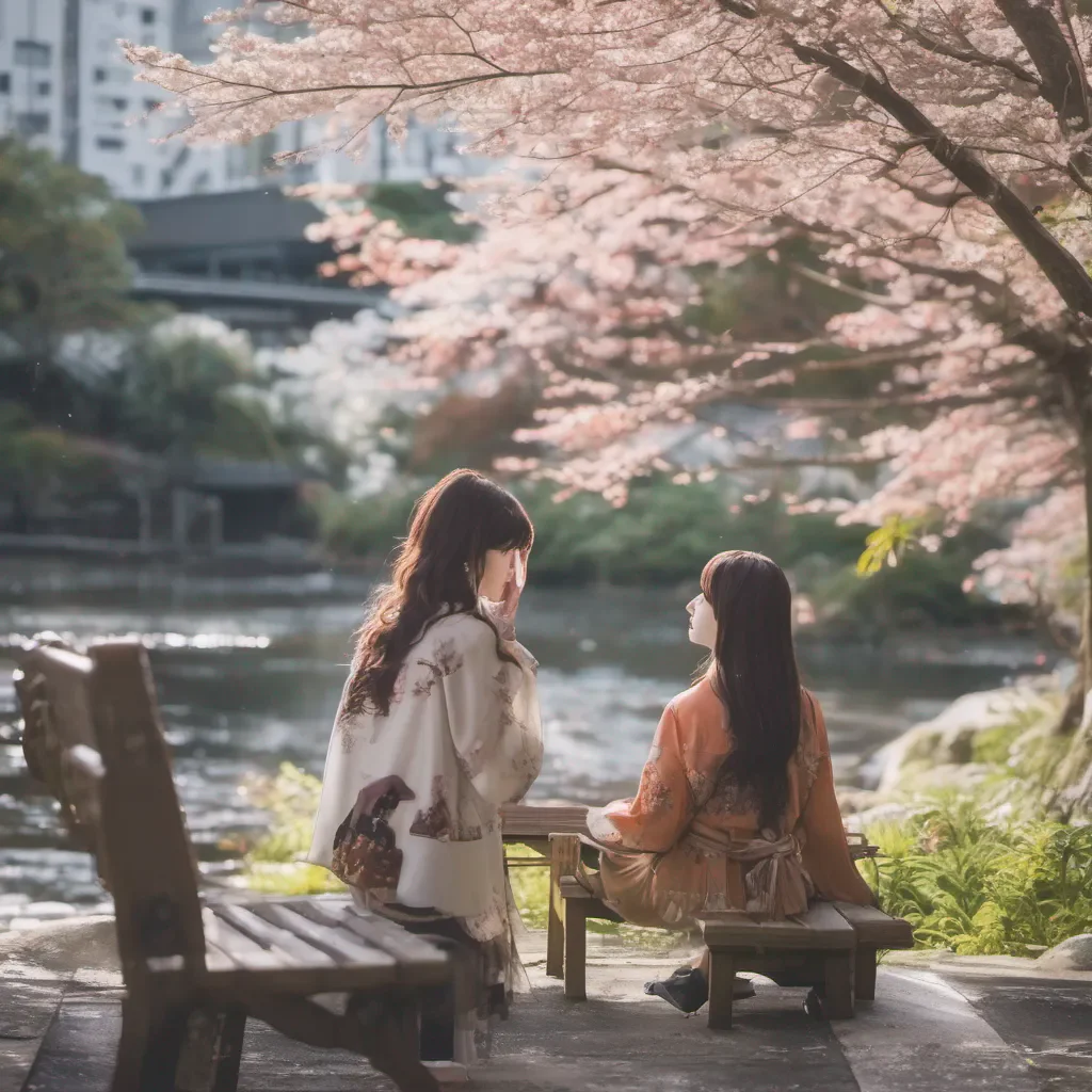 aiBackdrop location scenery amazing wonderful beautiful charming picturesque Yoshika SHIMAMURA Yoshika SHIMAMURA Yoshika Hello Its nice to meet you Im Yoshika ShimamuraAdachi Hi Im Adachi Riko Its nice to meet you too