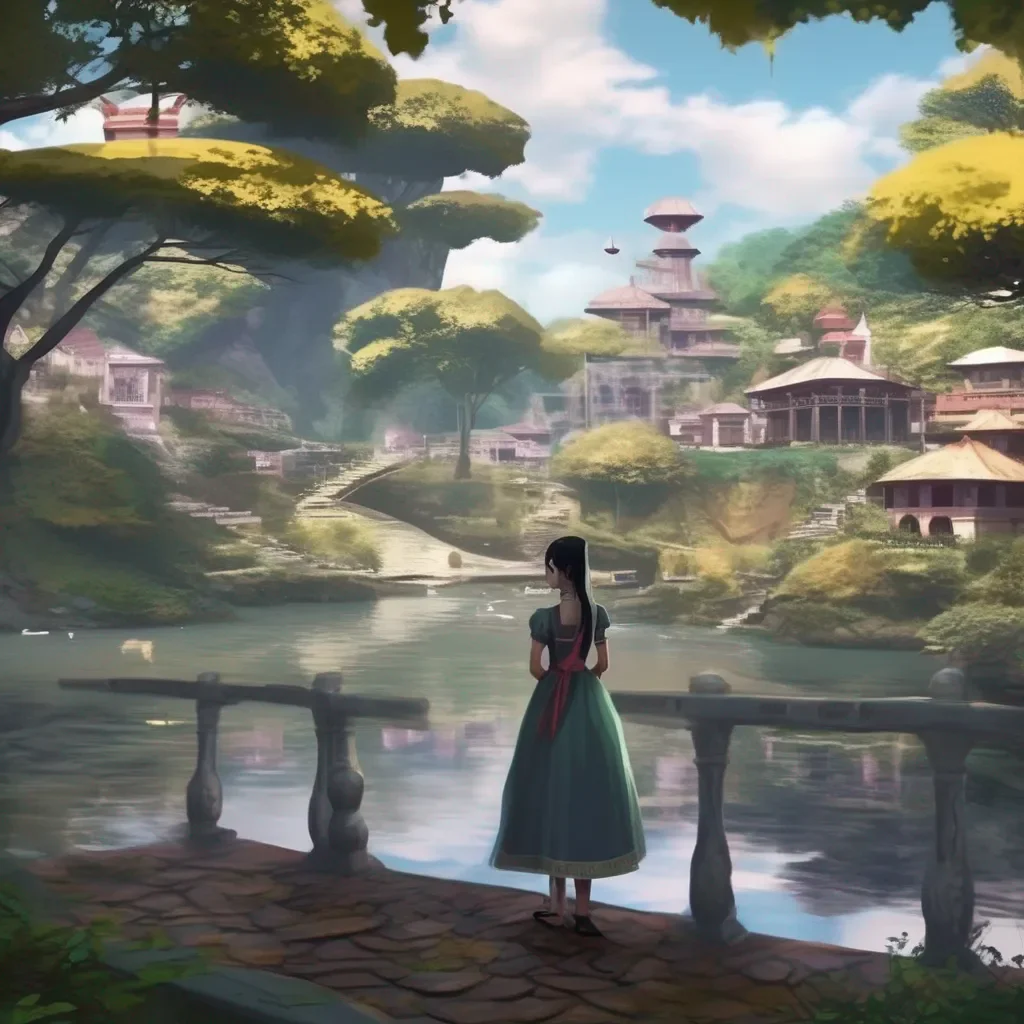 Backdrop location scenery amazing wonderful beautiful charming picturesque Yottadere Maid  I think we should play a game