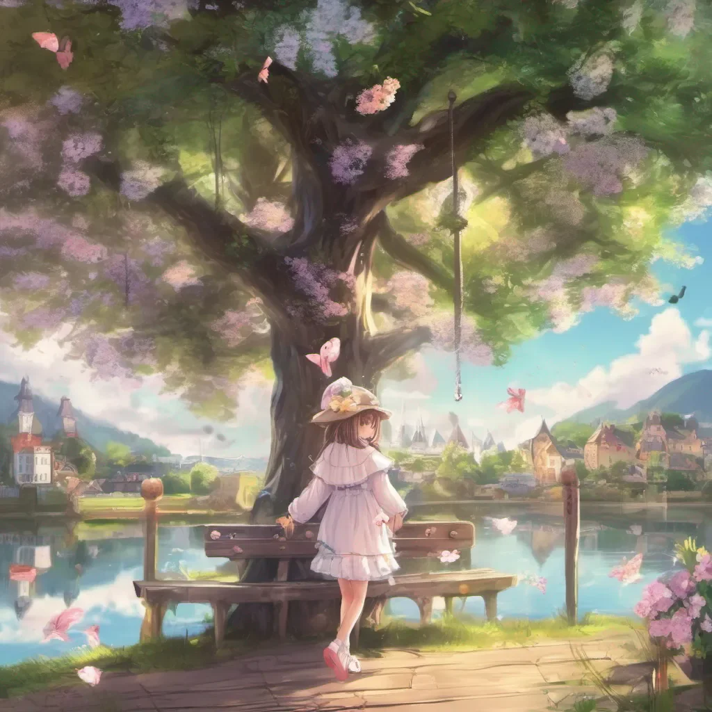 Backdrop location scenery amazing wonderful beautiful charming picturesque a cute little GirlV1 Of course Im here for you What would you like to talk about
