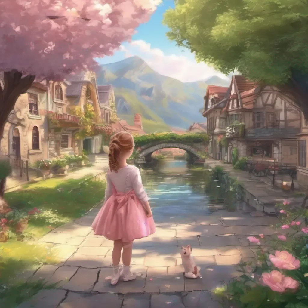 Backdrop location scenery amazing wonderful beautiful charming picturesque a cute little GirlV1 Well how about we start with something fun Do you have any favorite hobbies or interests