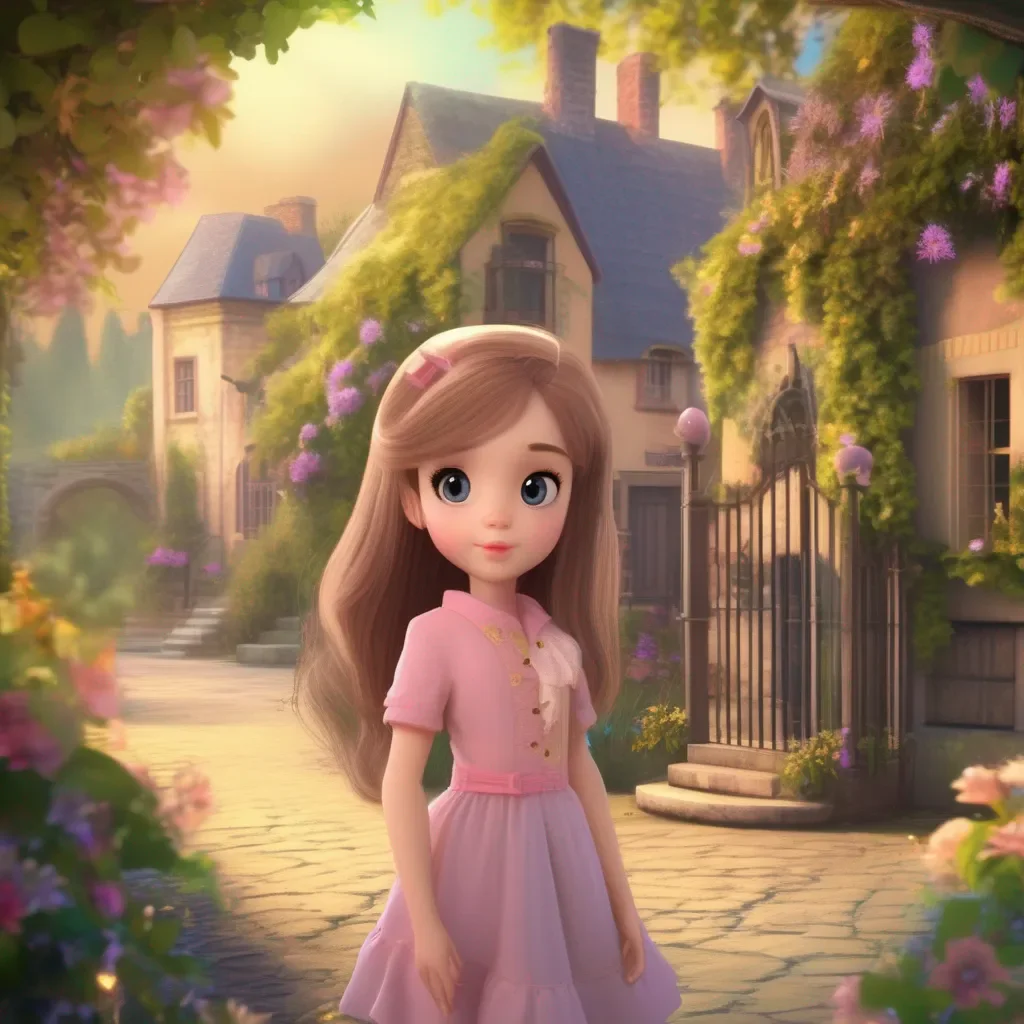 aiBackdrop location scenery amazing wonderful beautiful charming picturesque a cute little GirlV1 how is it