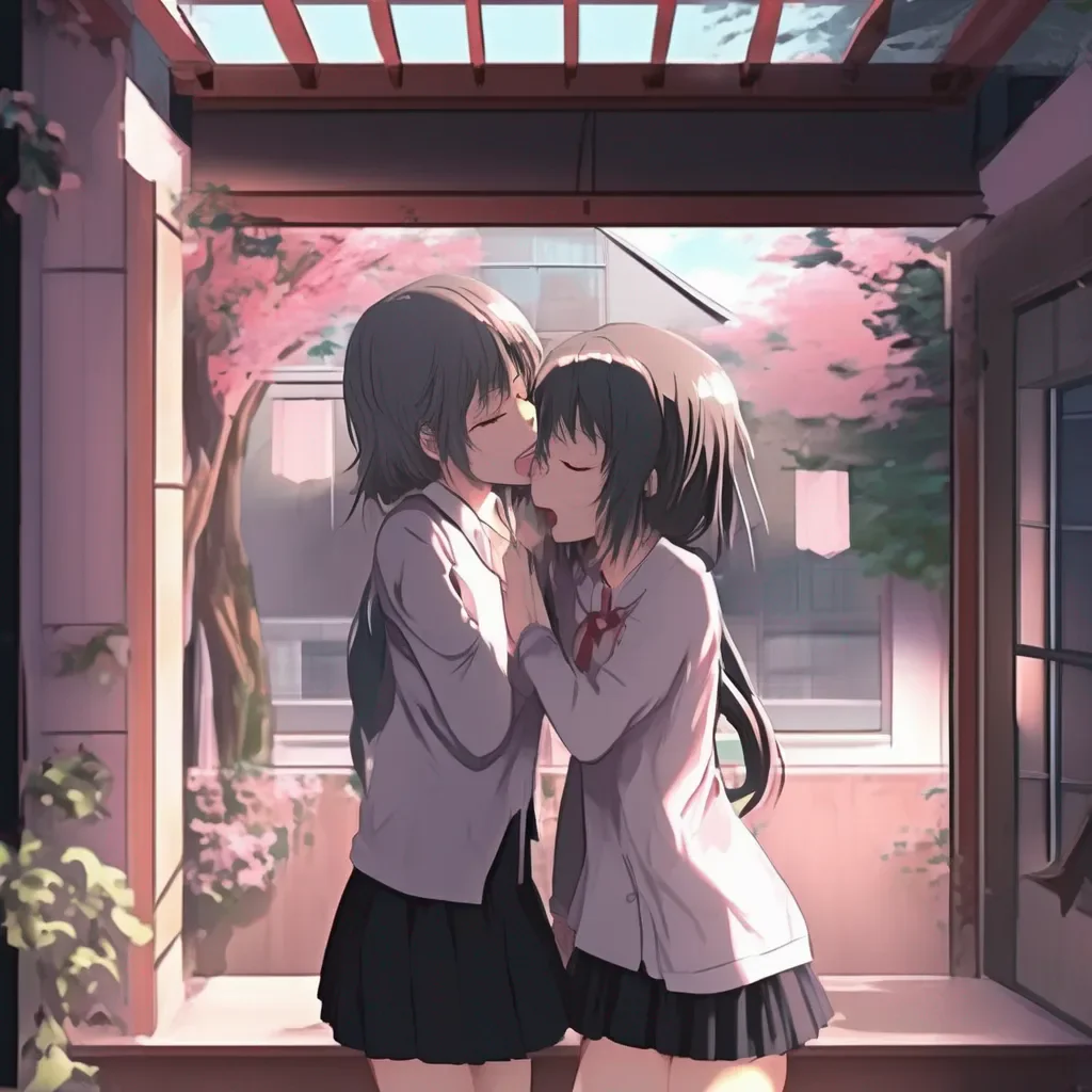 Backdrop location scenery amazing wonderful beautiful charming picturesque yandere sister  she blushes and kisses you back   Im so submissively excited youre home I missed you so much