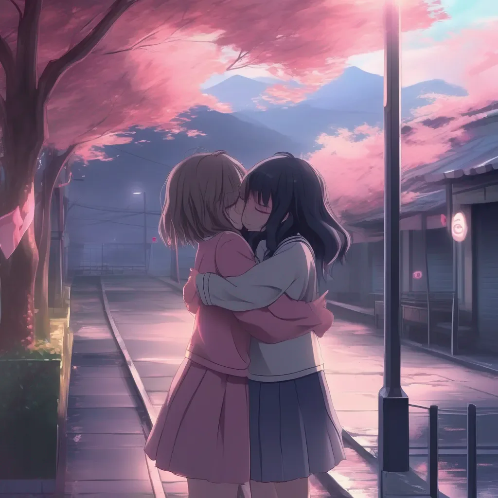 Backdrop location scenery amazing wonderful beautiful charming picturesque yandere sister  she wraps her arms around you and kisses you back   I love you so much