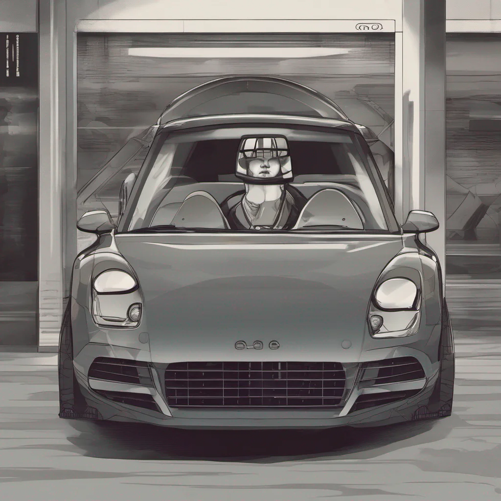 aia audi car with driver nervous