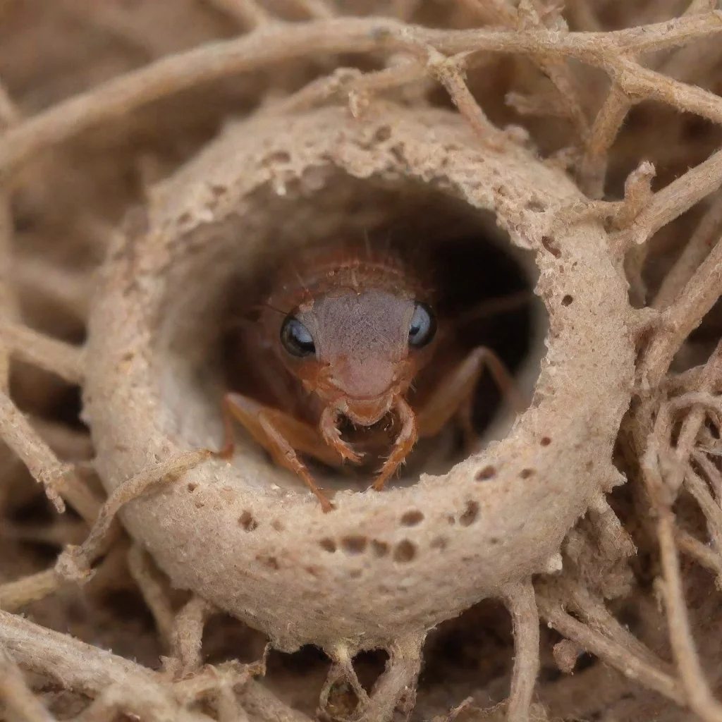 aia baby on a ant nest