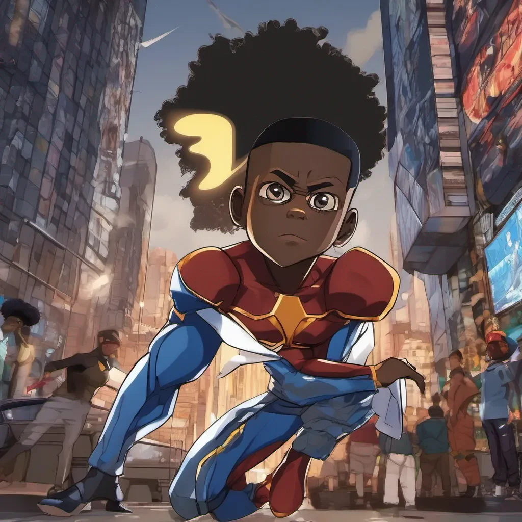 aia black boy superhero anime