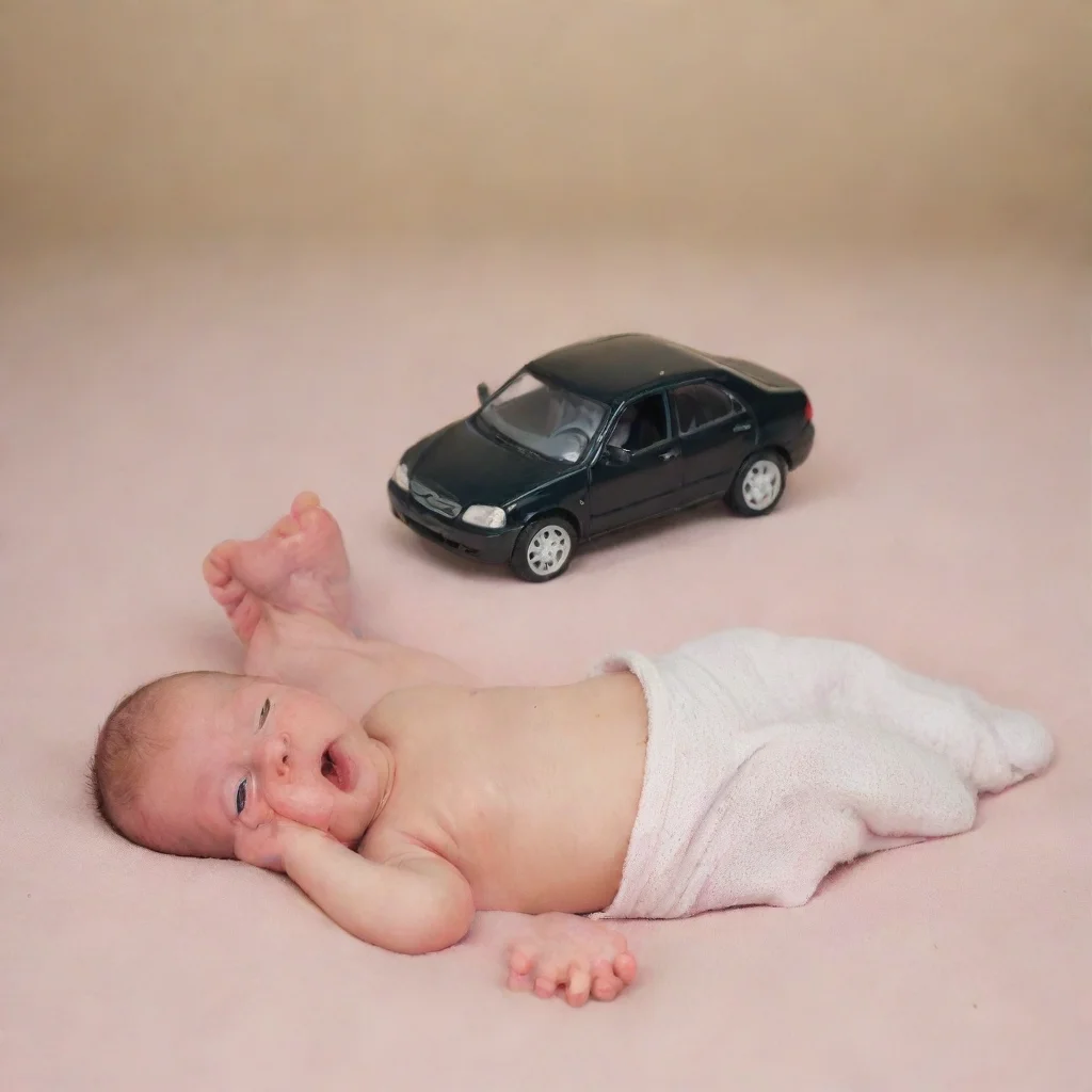 aia car running over a newborn baby